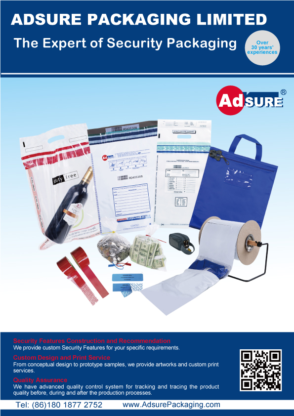 Adsure-Seurity-Bags-Tamper-Evident Bags-ICAO-STEBs-Auto-Bags-Bank Deposit-Bags-Catalog 595x842