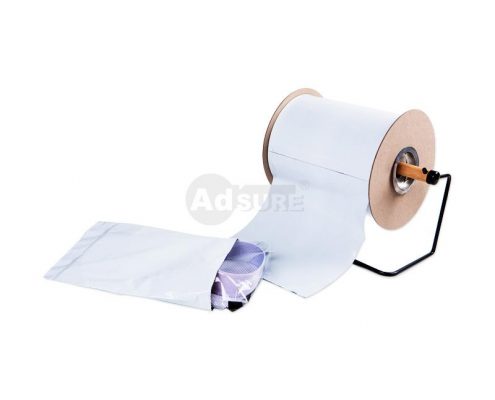 Plain White Opaque Pre-opened Auto Bag on a Roll