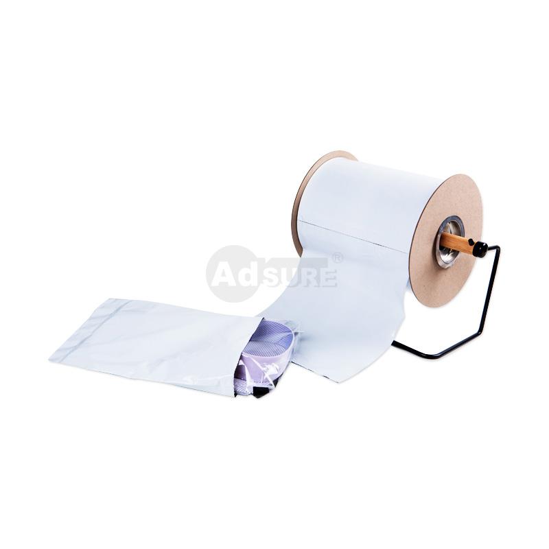 Plain White Opaque Pre-opened Auto Bag on a Roll