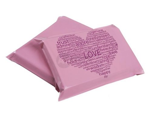 pink poly mailers