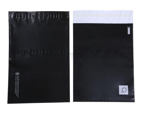 matte black courier bags