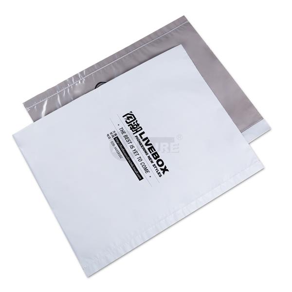1 side clear 1 side opaque mailing bags