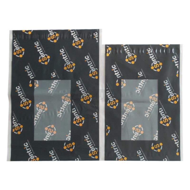 poly mailers with clear window