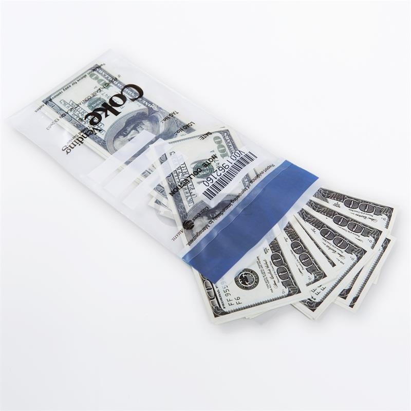 Clear Single Pouch Tamper Proof Cash Bags
