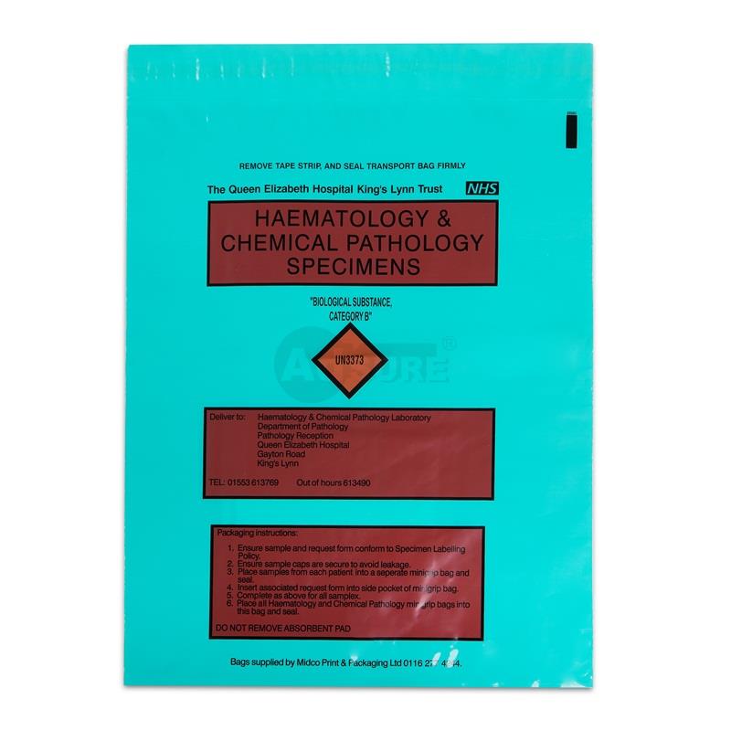 Specimen Bags for UN3373 Biological Substance