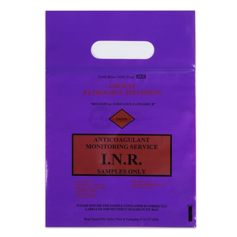 Specimen Ziplock Bags with Handle for UN3373 Biological Substance