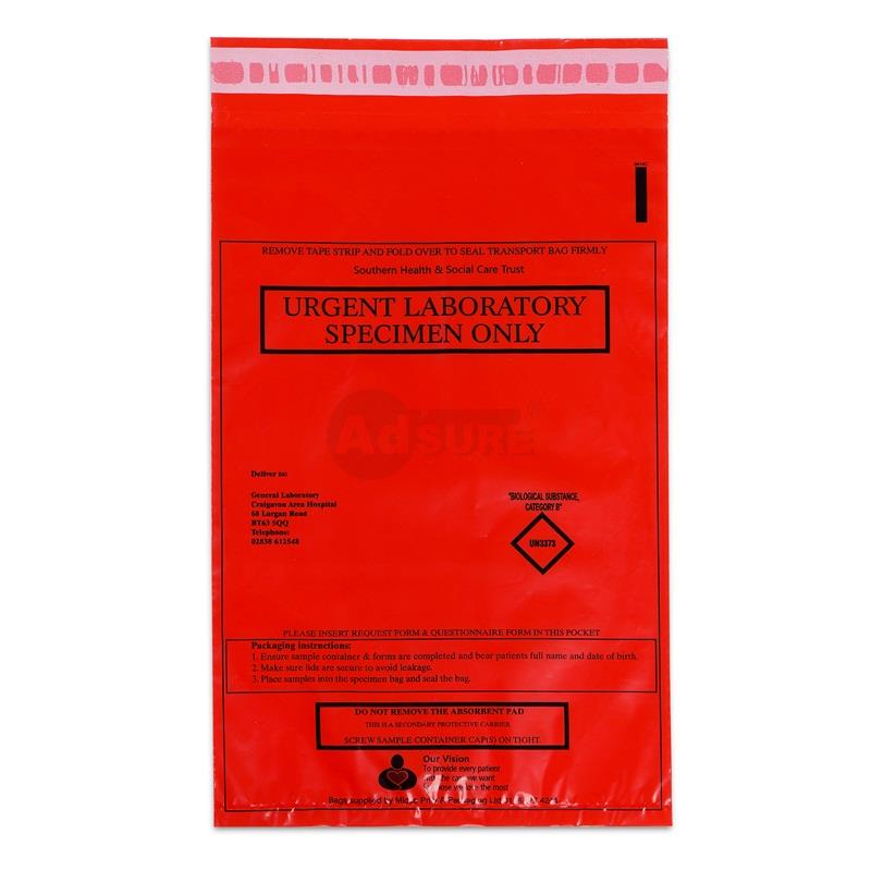 Specimen Bags for UN3373 Biological Substance
