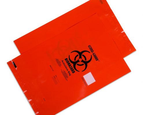 Autoclave Biohazard Bags with Sterilization Temperature Indicator Patch