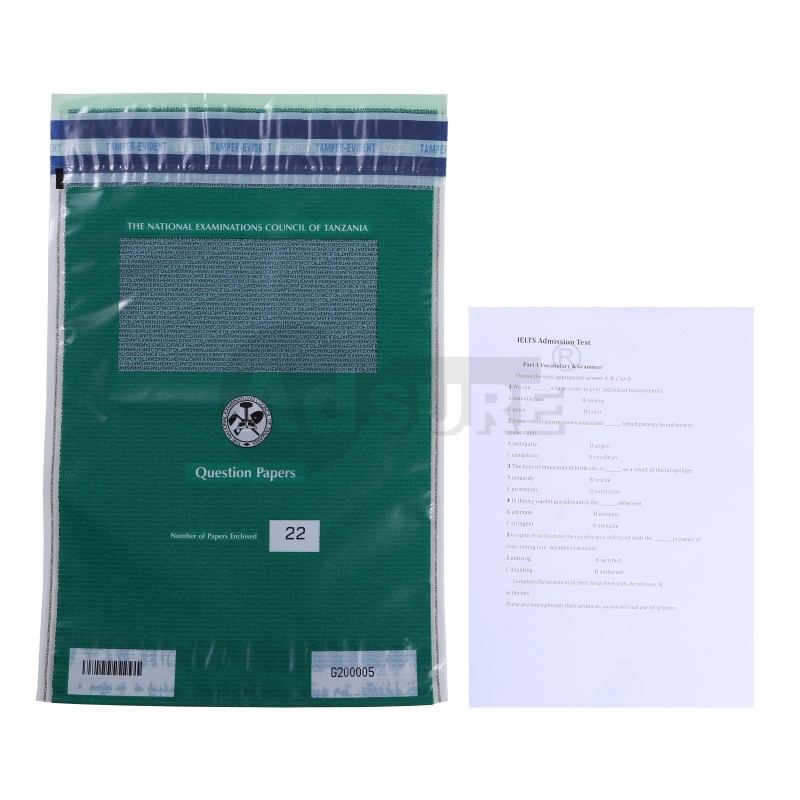 confidential document security examination bag