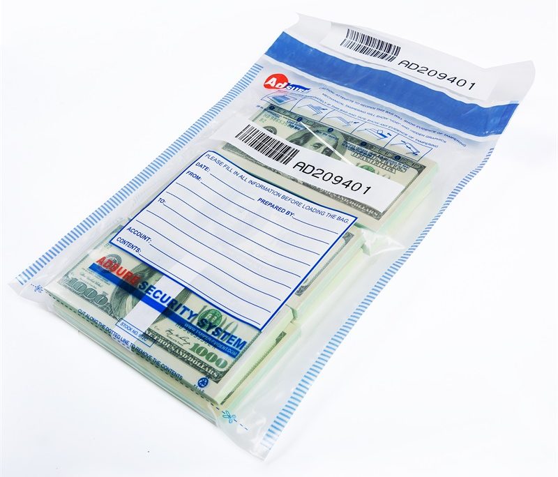 Adsure Level 2 Clear Security Bags Tamper Evident Bags