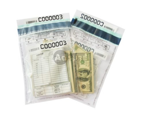 level 2 clear security bank deposit cash bags