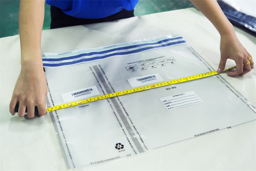 Quality Checking-Security Tamper Evident Bags