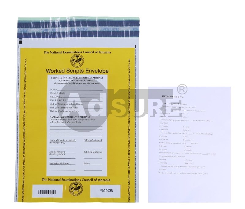 Tamper Proof Confidential Document Security Bags-Adsure