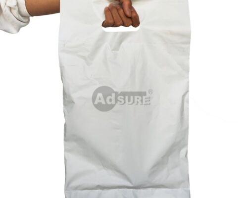 White Pre-opened bags with Handle