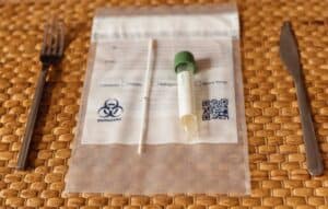Biohazard Bag with test tube