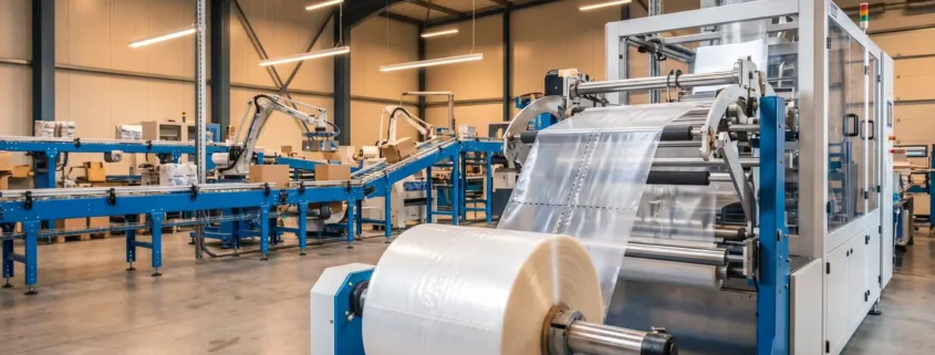 Perforation in packaging - pre-opened bags on a roll with tear notch features for automated packaging lines