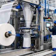 FFS packaging film cover image FFS packaging film running smoothly on an industrial form-fill-seal line