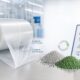PCR FFS film roll for recyclable mono PE industrial packaging with application testing checklist