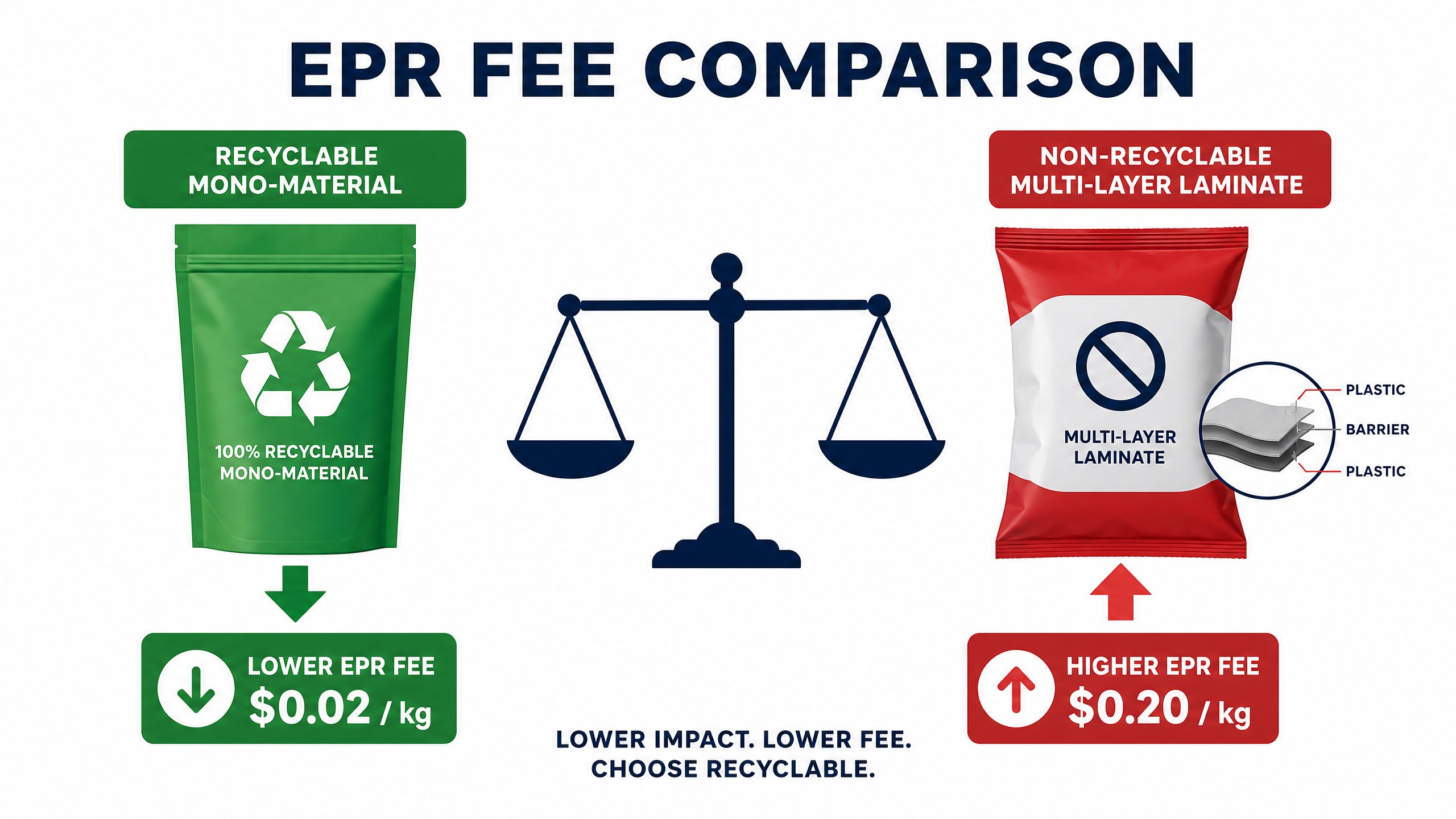 EPR Eco-Modulation Fee Comparison